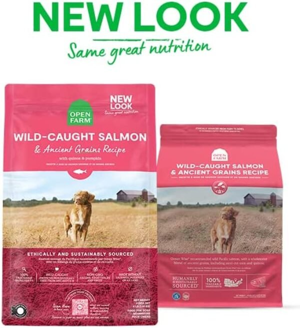 1684064550_51MKU8Ce1HL._AC_.jpg Open Farm Wild-Caught Salmon & Ancient Grains: Premium Dog Food