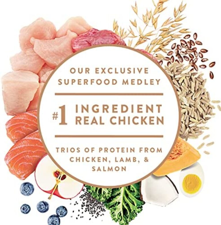 1684514969_51nFNaVW0jL._AC_.jpg Nutro Ultra Adult High Protein Natural Dry Dog Food - Chicken, Lamb, and Salmon, 4 lb Bag