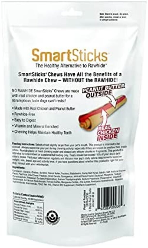 41SU3ArTeCL._AC_.jpg Buy SmartBones SmartSticks - Rawhide-Free Chew Dog Treats | Healthy Dog Treats