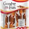 41hJRleTEAL._AC_.jpg Good'N'Fun Triple Flavored Rawhide Kabobs for Dogs - Irresistible Treats for Your Pup