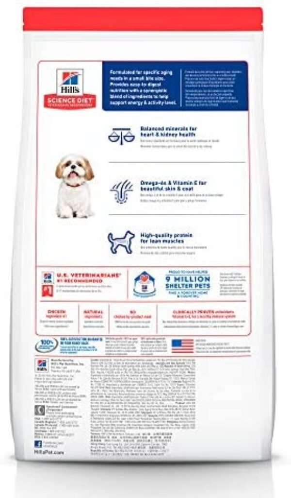 41umdrjLYAL._AC_.jpg Hill's Science Diet Adult 7+ Small Bites Dog Food - Nutritious Meal for Senior Dogs