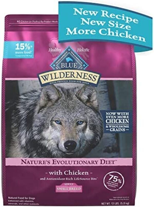 51CROj9HYlL._AC_.jpg Blue Buffalo Wilderness Small Breed Adult Dry Dog Food | High Protein Nutrition