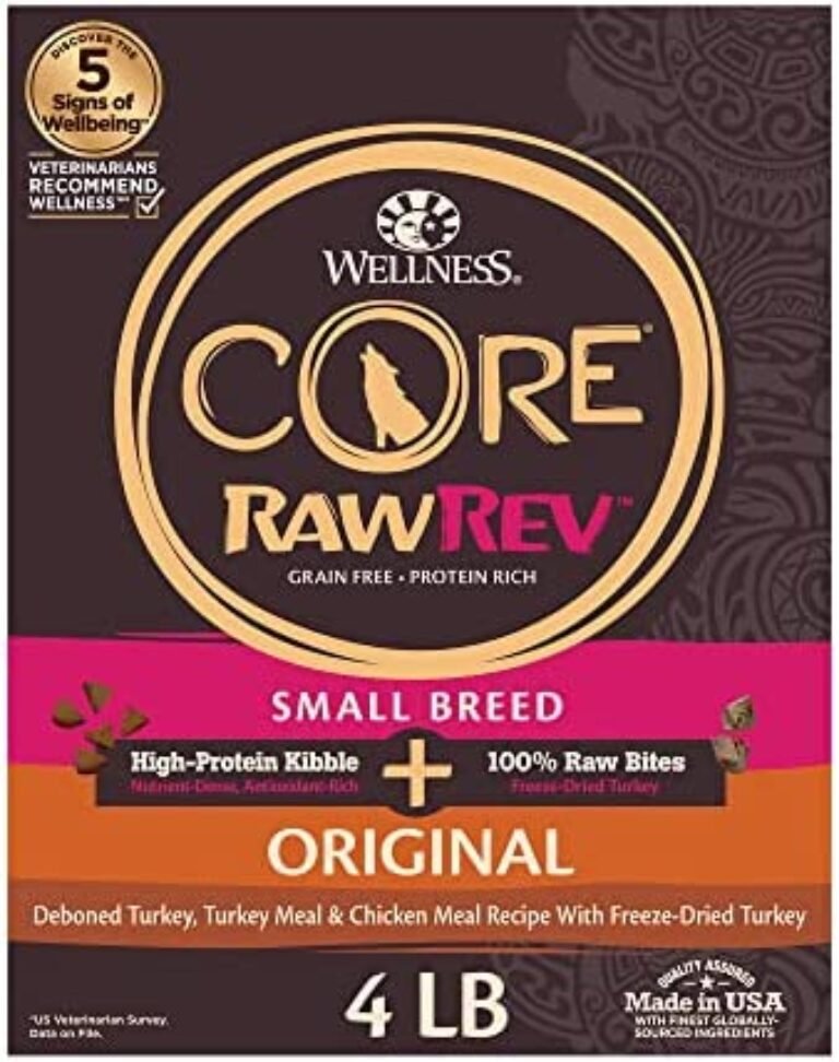 51zUffqtEgL._AC_.jpg Wellness CORE RawRev Grain-Free Dry Small Dog Food - Premium Nutrition for Small Dogs