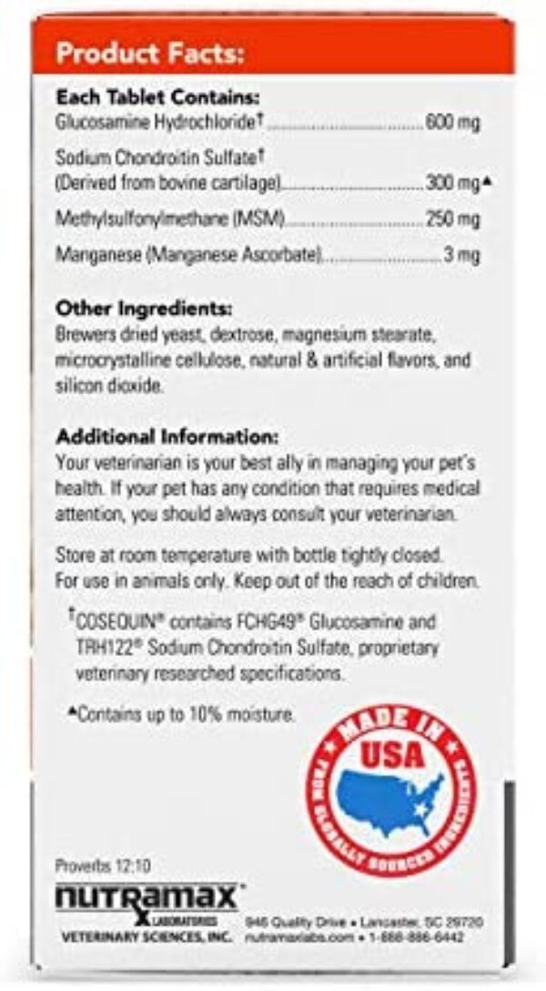 41OoPVPqI5L._AC_.jpg Nutramax Cosequin Maximum Strength Joint Health Supplement for Dogs - Promote Joint Mobility & Health