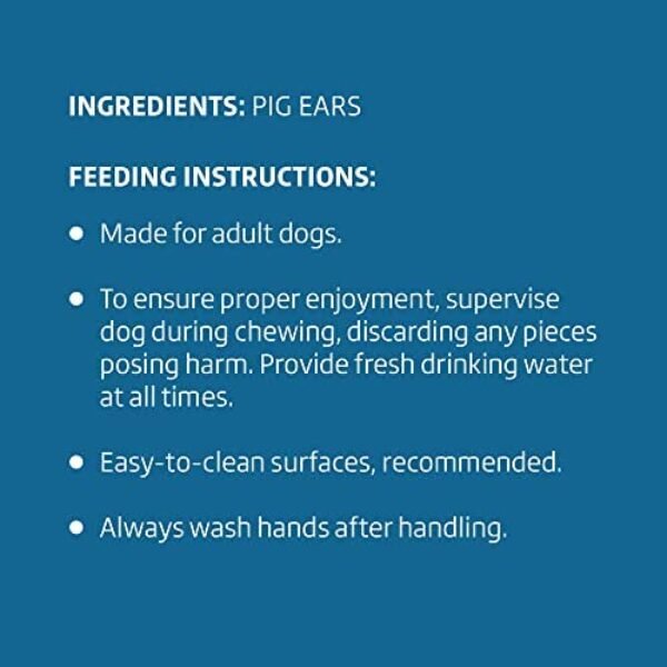 41RZ8lI80UL._AC_.jpg Amazon Brand – Wonder Bound Pig Ears Dog Treats, Pork, Pack of 6