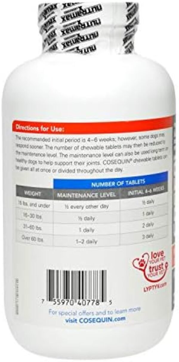41Xe0gRx7CL._AC_.jpg Nutramax Cosequin Maximum Strength Joint Health Supplement for Dogs