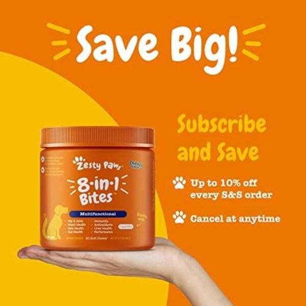 41hJTnyLl0L._AC_.jpg Canine Health Boost - Multifunctional Supplements for Dogs | Joint, Gut, Immune, Skin & Heart Health