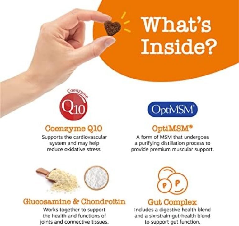 519VNWFXA3L._AC_.jpg Canine Health Boost - Multifunctional Supplements for Dogs | Joint, Gut, Immune, Skin & Heart Health