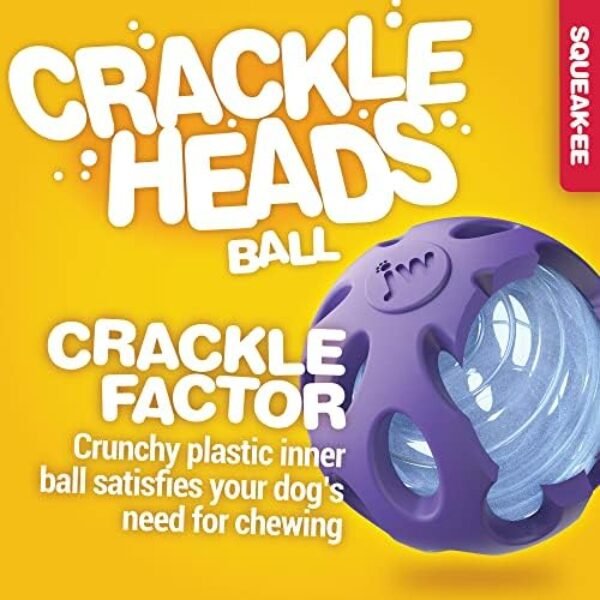 51A7zfwmeL._AC_.jpg Unleash Fun with JW Pet Crackle Heads Crackle Ball - Small