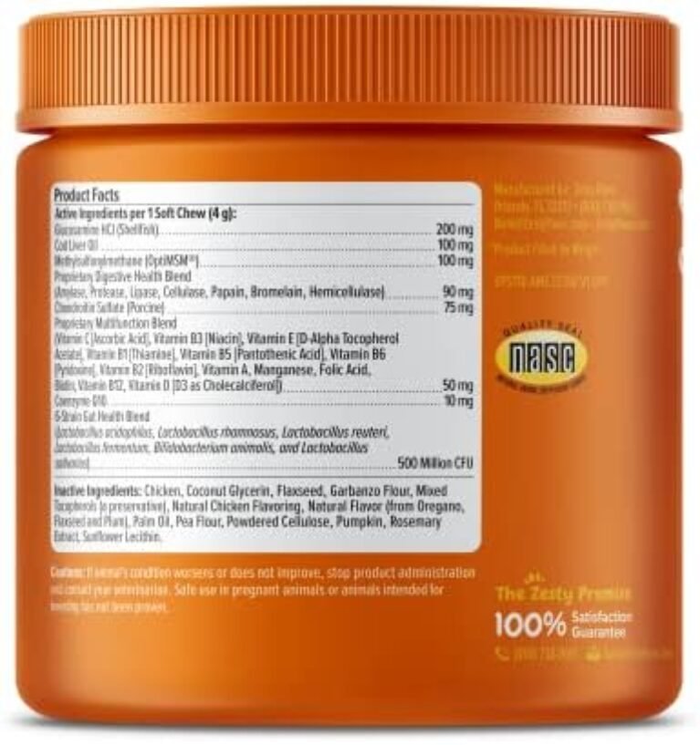 51HmwFf5w2L._AC_.jpg Canine Health Boost - Multifunctional Supplements for Dogs | Joint, Gut, Immune, Skin & Heart Health