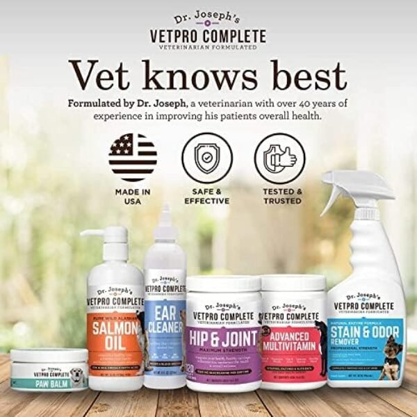 51OzG2tI1KL._AC_.jpg VetPro Dog Hip and Joint Supplement - Pain Relief Chews for Dogs