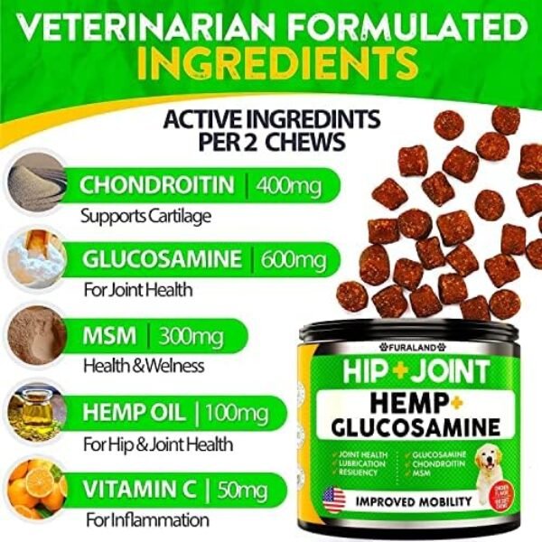 61Uh7x9KrPL._AC_.jpg Premium Hemp Hip and Joint Supplement for Dogs | Natural Joint Support