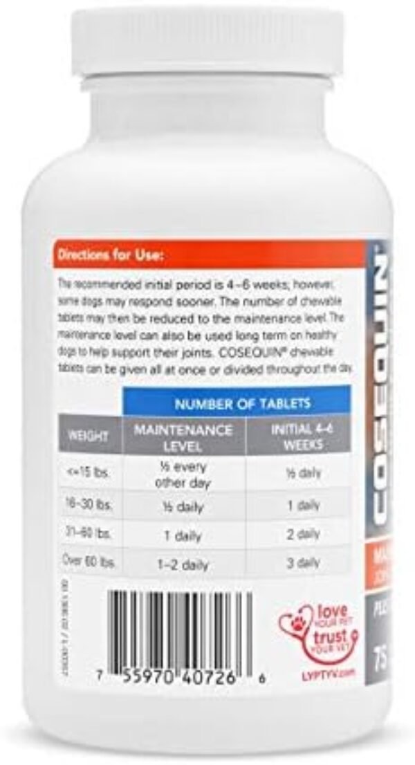 41C-yMnCm0L._AC_.jpg Nutramax Cosequin Maximum Strength Joint Health Supplement for Dogs