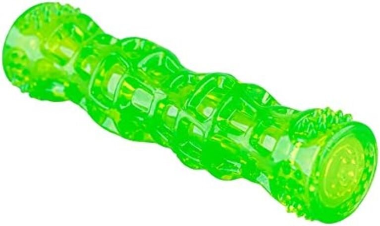 41DuRvqCs6L._AC_.jpg Hyper Pet Dura-Squeaks Stick Dog Toy - Durable and Interactive Medium-Sized Toy