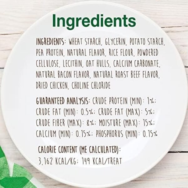 516Xcz5dRUL._AC_.jpg Nylabone Healthy Edibles All-Natural Long Lasting Bacon Flavor Chew Treats 1 Count Bacon Small/Regular