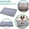 51Dnq5UMXML._AC_.jpg PETCIOSO Super Soft Dog Cat Crate Bed Blanket - Cozy Pet Bedding