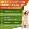 51wj3ozsbrL._AC_.jpg Hemp Treats - Glucosamine Dog Joint Supplement + Omega 3 - w/Hemp Oil - Chondroitin, MSM - Advanced Mobility Chews - Joint Pain Relief - Hip & Joint Care - Chicken Flavor - 120 Ct - Made in USA