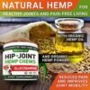 61vyjBwke0L._AC_.jpg Hemp Treats - Glucosamine Dog Joint Supplement + Omega 3 - w/Hemp Oil - Chondroitin, MSM - Advanced Mobility Chews - Joint Pain Relief - Hip & Joint Care - Chicken Flavor - 120 Ct - Made in USA