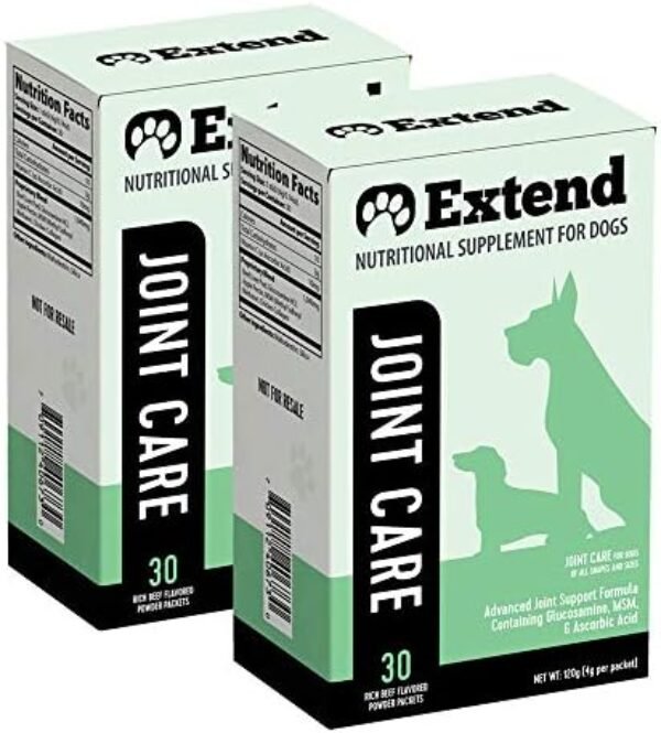 Extend Joint Care Natural Glucosamine with MSM for Dogs, 2 dog supplements for joints