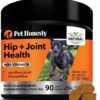 PetHonesty Hip & Joint Health Max Strength - Natural Joint dog supplements for joints