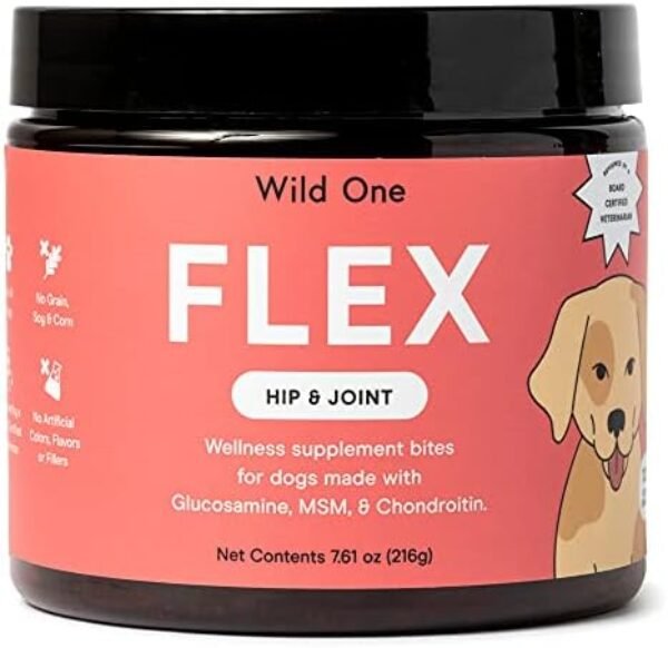 Wild One Flex Hip & Joint Supplements, Soft-Chews, Promote Mobility dog supplements for joints