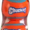411NPdLLbdL._AC_.jpg Chuckit! Dog Tennis Ball Dog Toy, Small (2 Inch Diameter) for dogs 0-20 lbs, Shrink Wrap Pack of 2