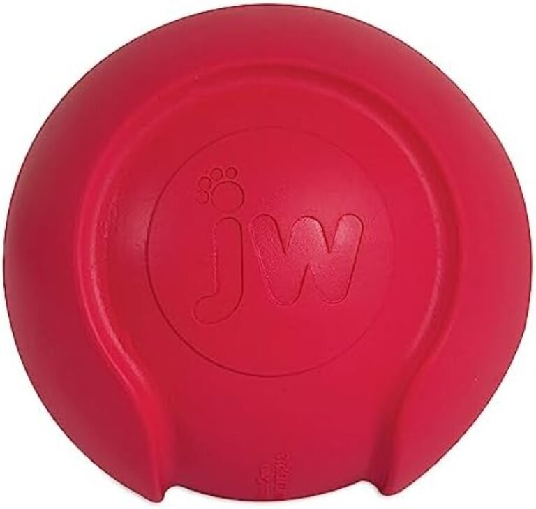 41KziQNsdPL._AC_.jpg JW Pet Company iSqueak Bouncin' Baseball Dog Toy, Large (Colors Vary), multi (40037)