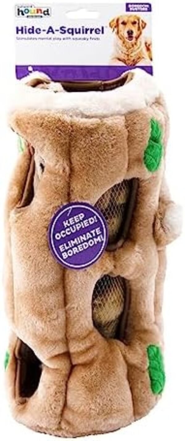 41Lo0zv5UJL._AC_.jpg Outward Hound Hide A Squirrel Plush Dog Toy Puzzle, XL