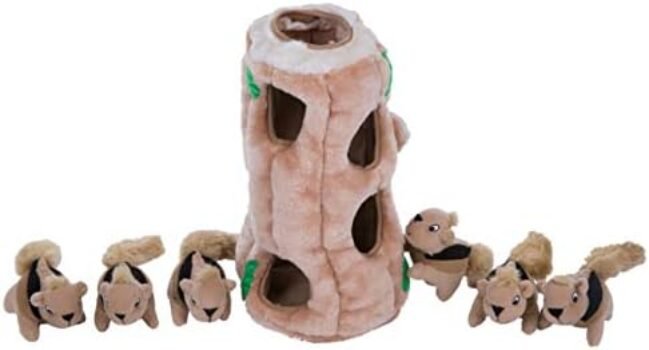 41U26CuilIL._AC_.jpg Outward Hound Hide A Squirrel Plush Dog Toy Puzzle, XL