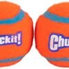 41hFTSRHDL._AC_.jpg Chuckit! Dog Tennis Ball Dog Toy, Small (2 Inch Diameter) for dogs 0-20 lbs, Shrink Wrap Pack of 2