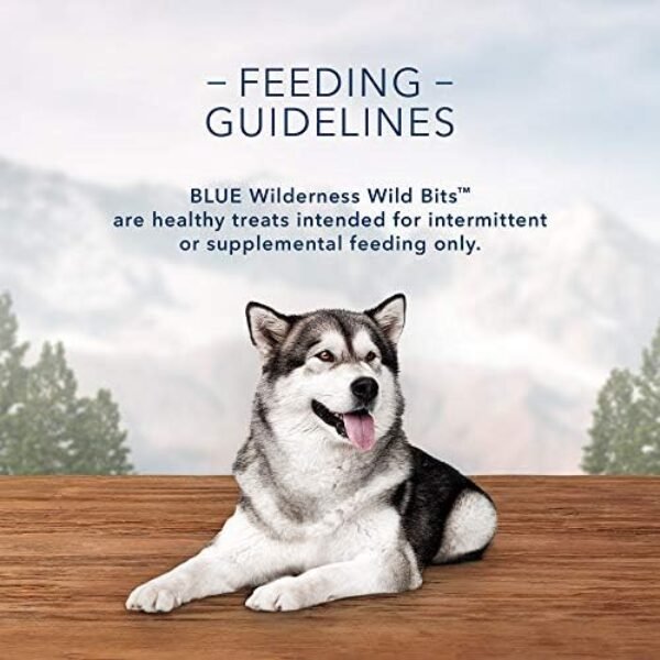 51Go6zEMVrL._AC_.jpg Blue Buffalo Wilderness Trail Treats Wild Bits High Protein Grain Free Soft-Moist Training Dog Treats, Salmon Recipe 4-oz Bag