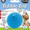 51WPnNq7GRS._AC_.jpg Pet Qwerks Talking Babble Ball - Interactive Chew Dog Toy - Small