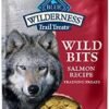 51iVBV8LmyL._AC_.jpg Blue Buffalo Wilderness Trail Treats Wild Bits High Protein Grain Free Soft-Moist Training Dog Treats, Salmon Recipe 4-oz Bag