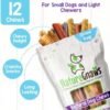 51ozISGZ-0L._AC_.jpg Nature Gnaws Variety Pack of Dog Chews and Bully Sticks - Long Lasting Gnaw Treats Bag for Puppies and Active Dogs - Natural and Rawhide Free Bones