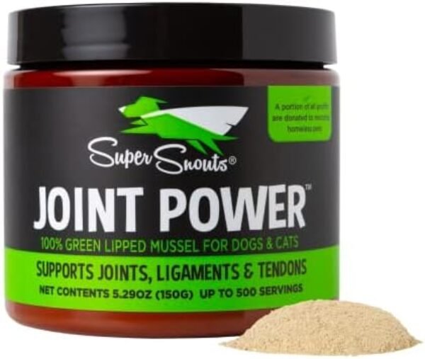 Super Snouts Joint Power 100% Green Lipped Mussels for Dogs dog supplements for joints