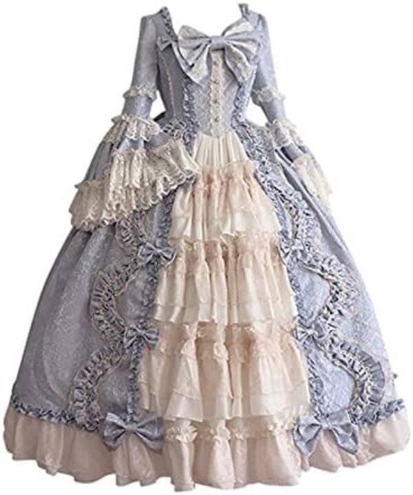 41-AA0HVInS._AC_.jpg Anuyalue Renaissance Dress - Women's Flare Sleeve Lolita Dress
