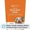 41pTAAmfTFL._AC_.jpg Amazon Basics Premium Dog Hip & Joint Supplement Chews - Chicken Liver Flavor (120 Count)