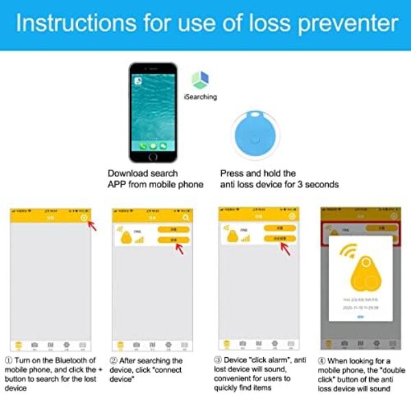 51G4m4L8blL._AC_.jpg SmartTrack Pet & Luggage Tracker - Bluetooth Intelligent Anti-Lost Device