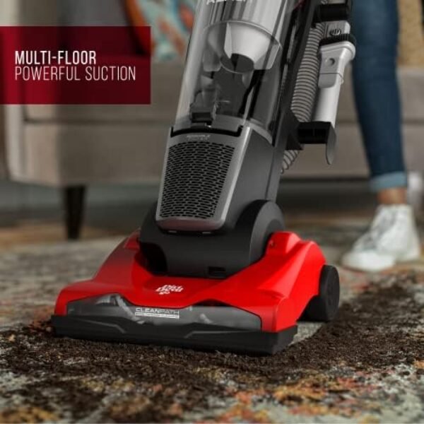 51JaZ1ZUHxL._AC_.jpg Dirt Devil Endura Reach Bagless Upright Vacuum Cleaner - UD20124V (Red)