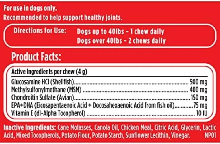 51N36tUguL._AC_.jpg Milk-Bone Hip & Joint Dog Supplement, 60 Soft Chews