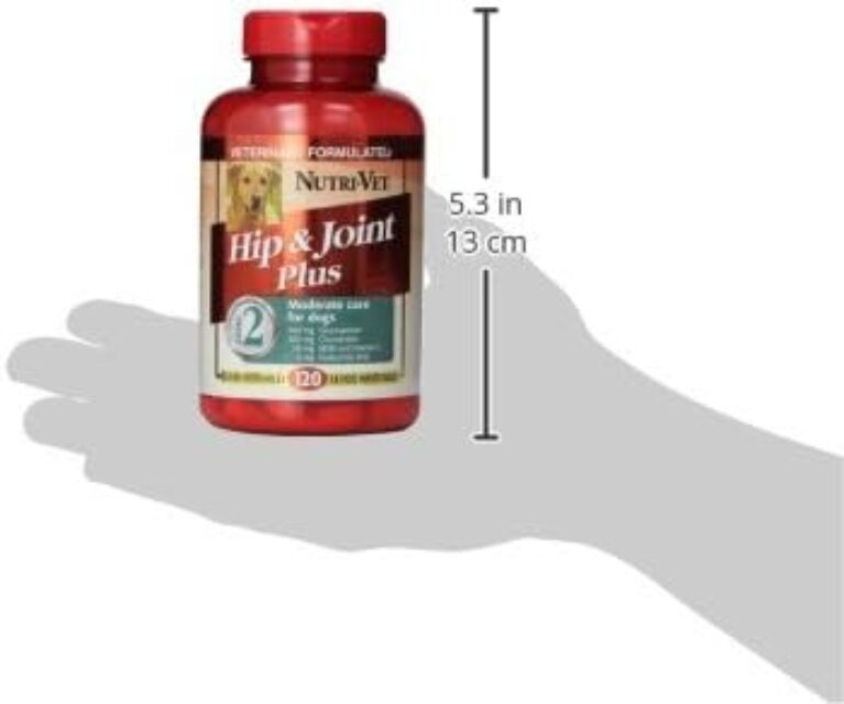 31J1n3PpUWL._AC_.jpg Nutri-Vet Hip & Joint Chewable Dog Supplements | Formulated with Glucosamine & Chondroitin for Dogs | 120 Count