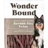 41MKWTHhLIL._AC_.jpg Amazon Brand - Wonder Bound Rawhide-Free Dog Treats, Bacon & Cheese Twists, 55 Count
