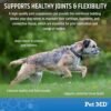 51i93r3BvQL._AC_.jpg Pet MD Glucosamine for Dogs | Dog Joint Supplement with Glucosamine, Chondroitin & MSM - Inflammatory Pain Relief Chews for Hip & Joints - Bacon Flavored - Includes Yucca & Turmeric - 120 Ct
