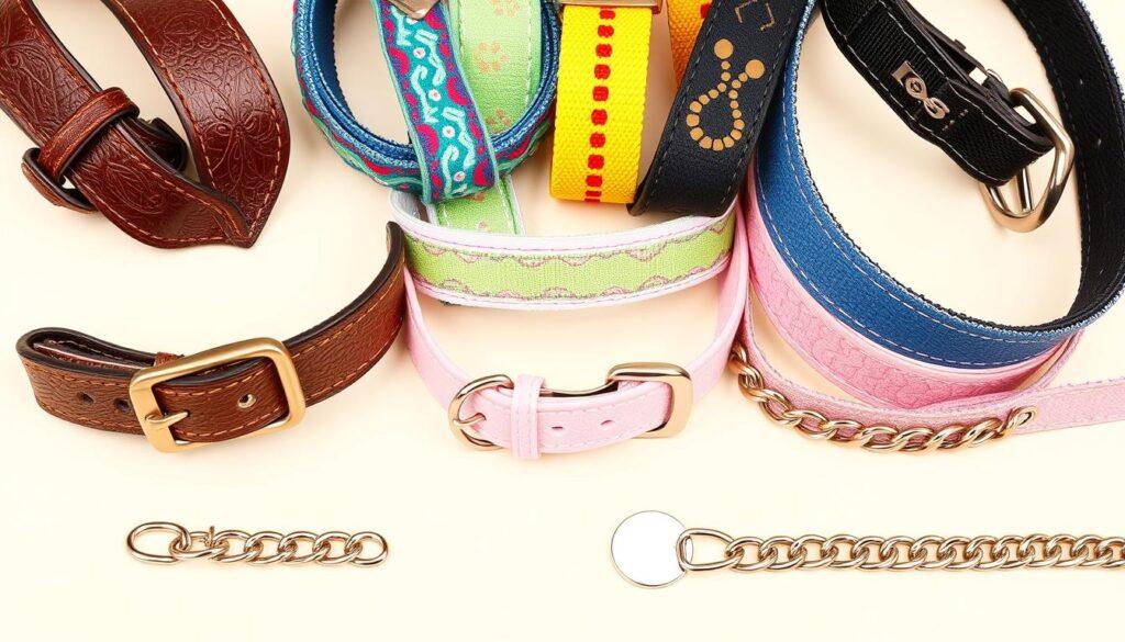 Dog collar materials