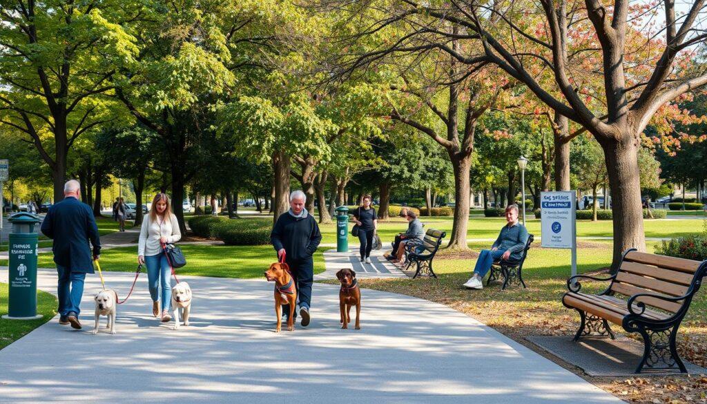 Dog etiquette in public spaces