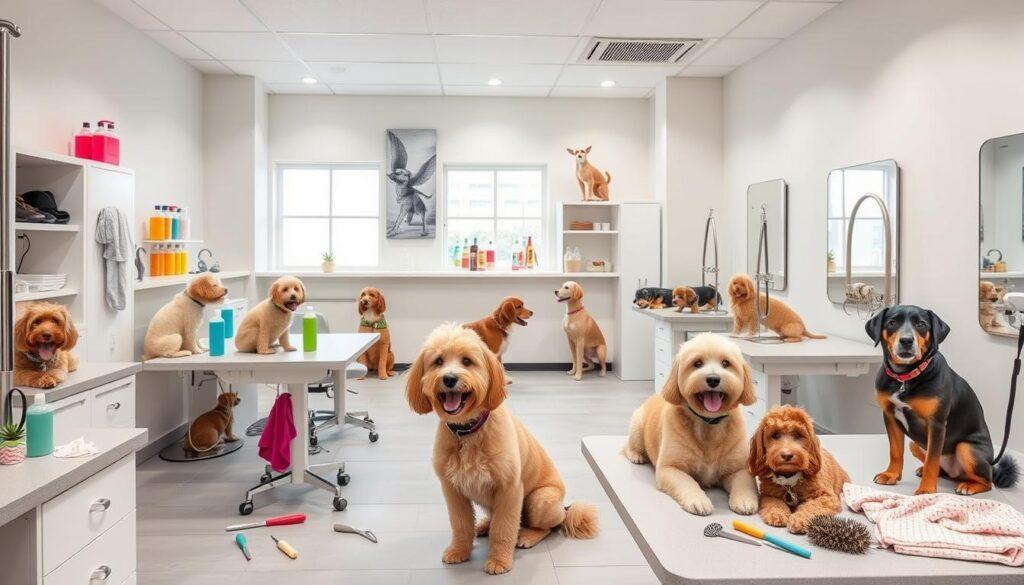 Dog grooming services