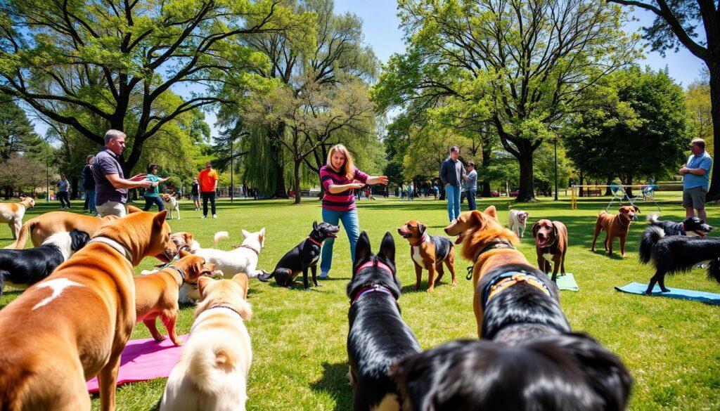 Dog training classes