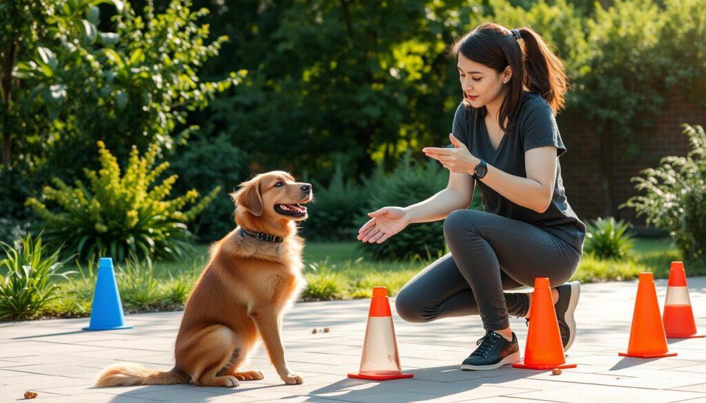 Dog training consistency