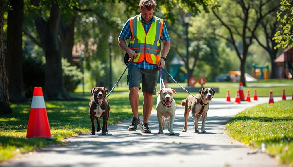 Dog walker safety