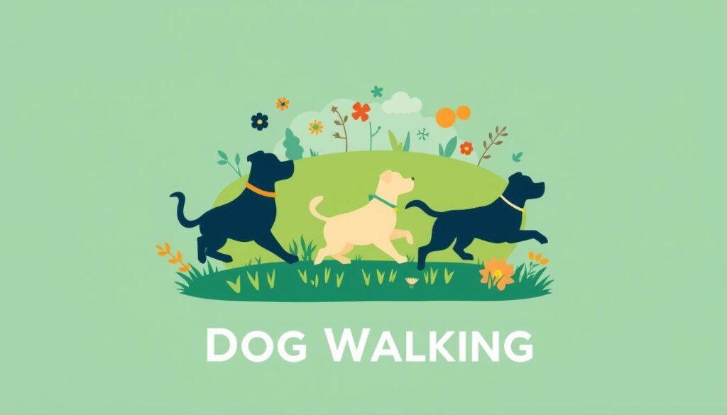 Dog walking brand identity